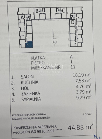 Mieszkanie Sprzedaż Kraków Podgórze Myśliwska 6